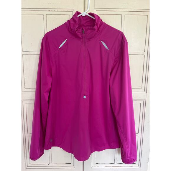 Chase 54 size XL bright pink golf pullover jacket - Picture 1 of 4